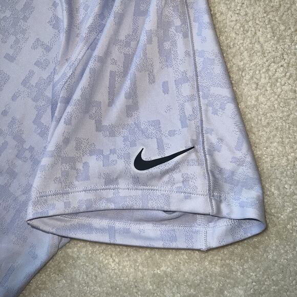 Nike Golf Tiger Woods TW Digital Camo ADV Polo CU9528 580 Violet Frost Purple XL - Picture 5 of 10